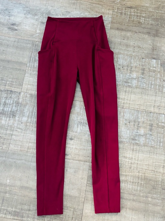 Beyond Yoga Pants - Beyond Yoga Be Free Pocket Legging size Small red burgundy